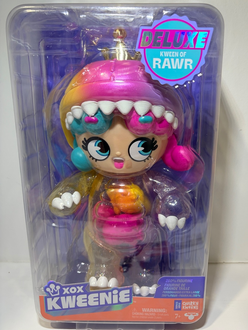 XOX Kweenie Deluxe Kween of Rawr 11” Figurine NIB Moose Toys